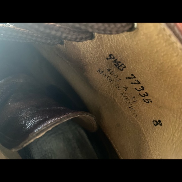 FRYE DISTRESSED WARM COGNAC Ankle Booties 8.5 LUX - Picture 4 of 7